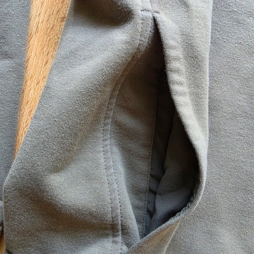 Lululemon City Sweat Pullover Hoodie Mens Medium Sage Green Stretch - Picture 11 of 14